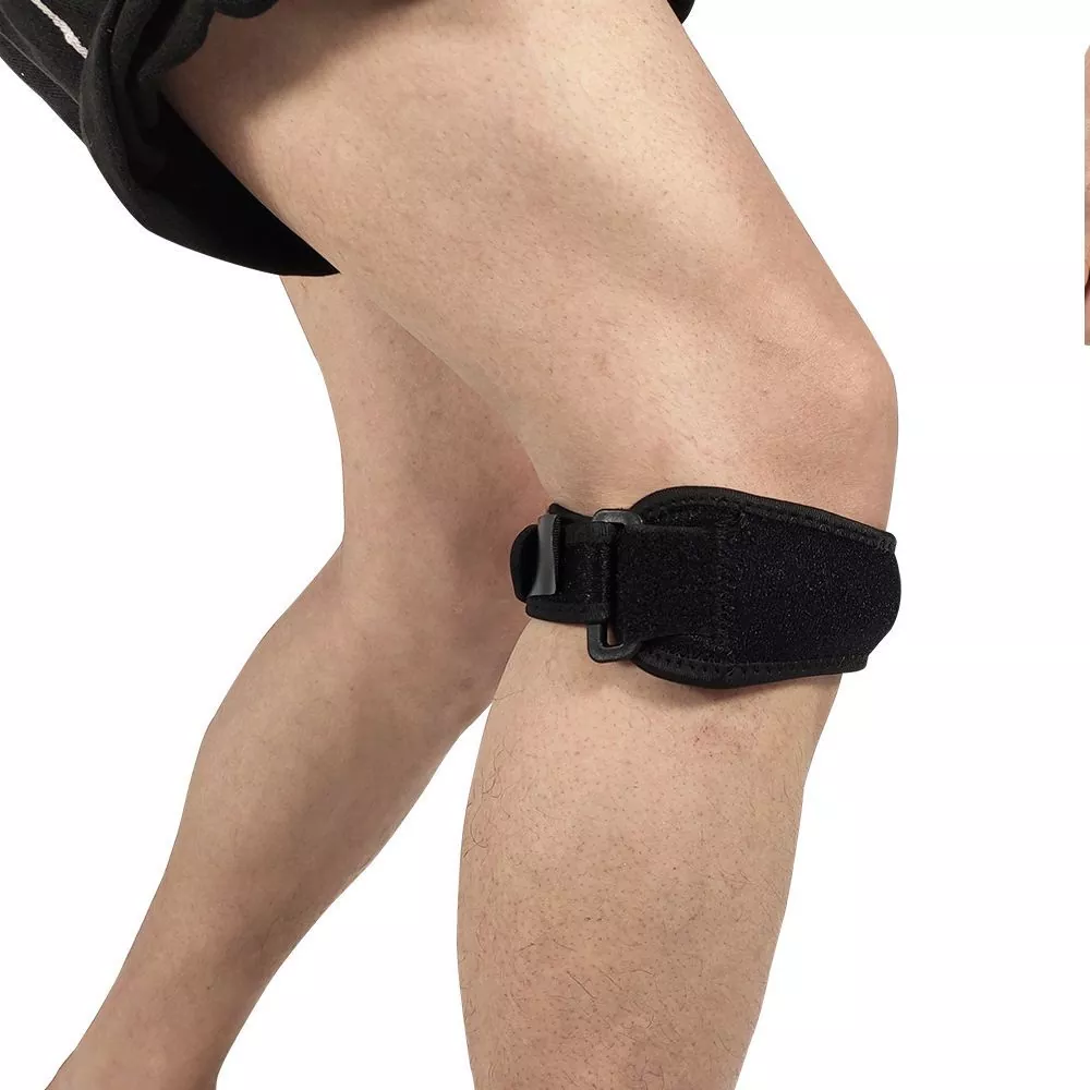Support de bande stabilisatrice réglable pour tendon rotulien