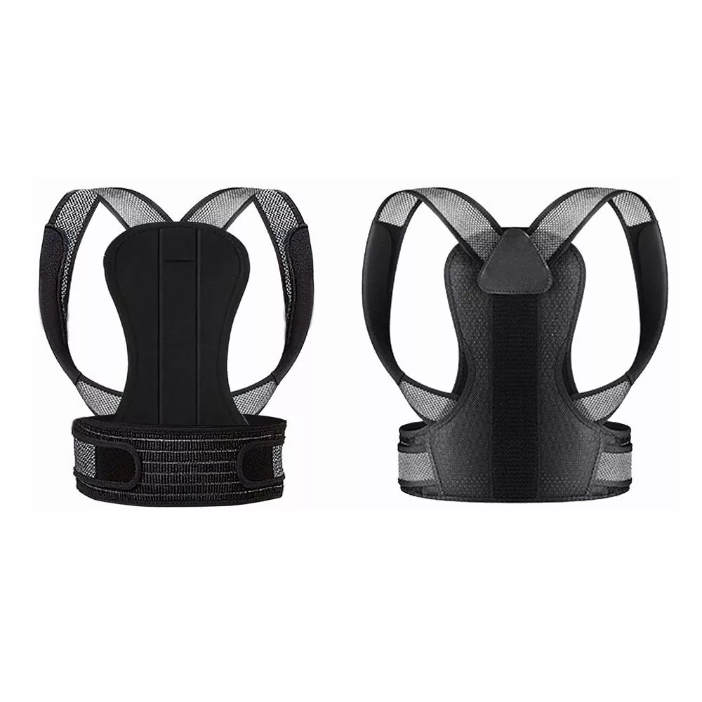 Correcteur de posture réglable avec plaque d'acier