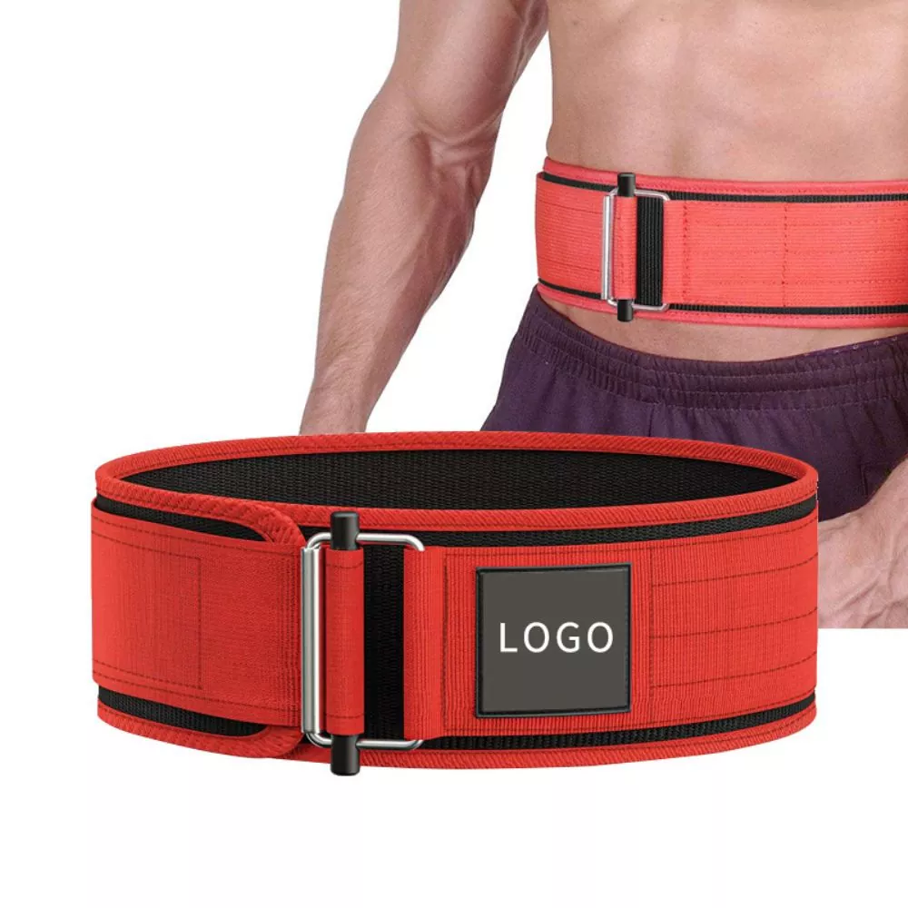 Ceinture d'haltérophilie réglable à verrouillage d'entraînement