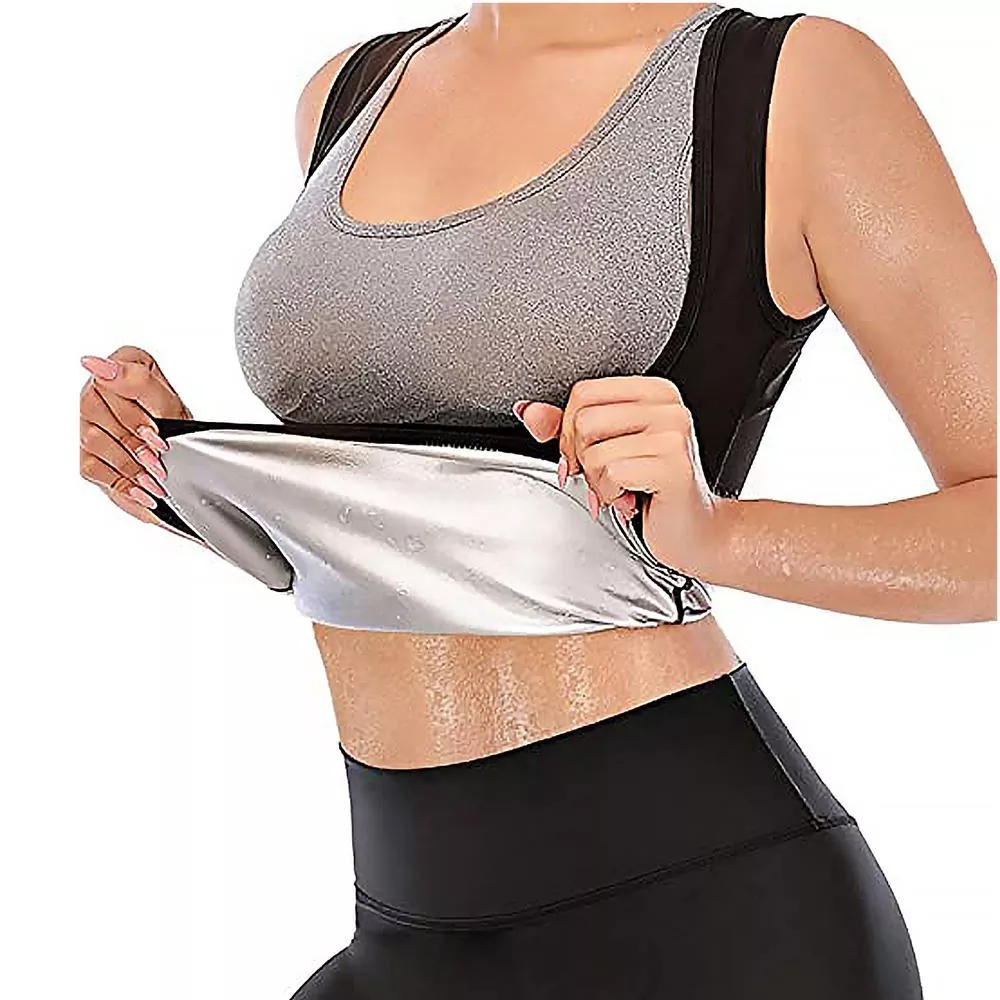 Costume de sauna en tissu polyester piégeant la chaleur