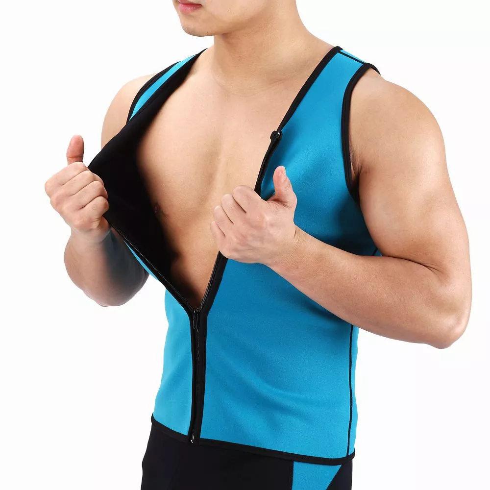Chemise de sauna pour hommes, perte de poids