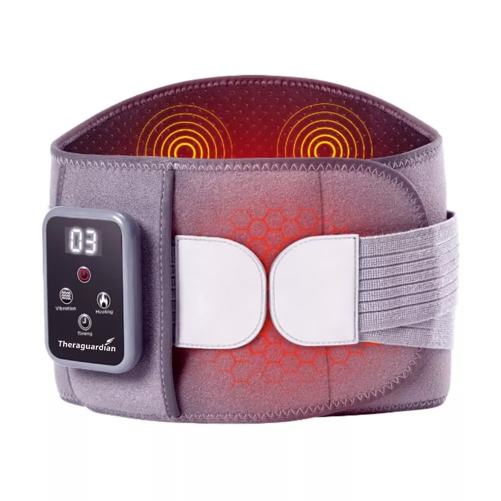 Ceinture de soutien de taille chauffante pour massage vibrant