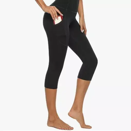 Leggings de yoga taille haute double couche pour femmes